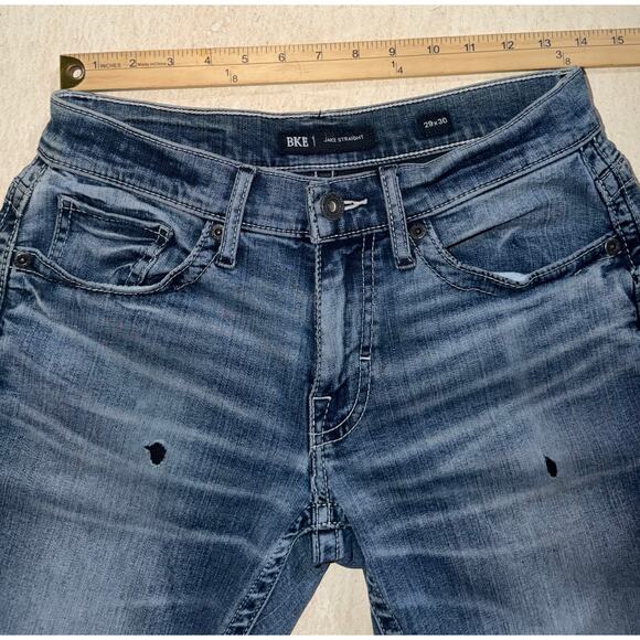 BKE men’s Jake straight blue  jeans - Picture 11 of 16